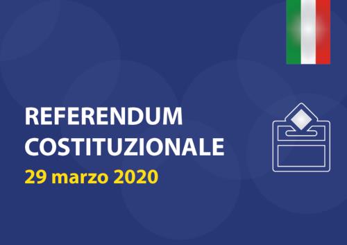 Referendum di domenica 29 marzo 2020: iscritti AIRE e opzione di voto in Italia