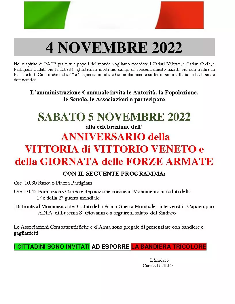 MANIFESTO 4 NOVEMBRE