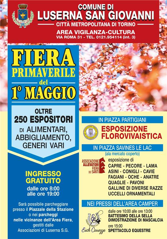 MANIFESTO FIERA 1° MAGGIO