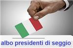 AGGIORNAMENTO ALBO PRESIDENTI DI SEGGIO ELETTORALE